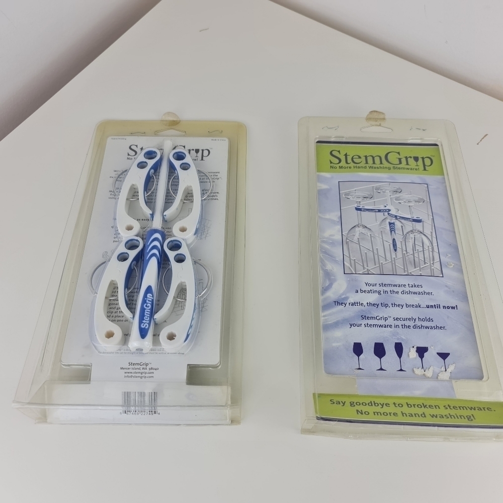 Stemgrip Dishwasher Wine Glass Rack pack of 2 New